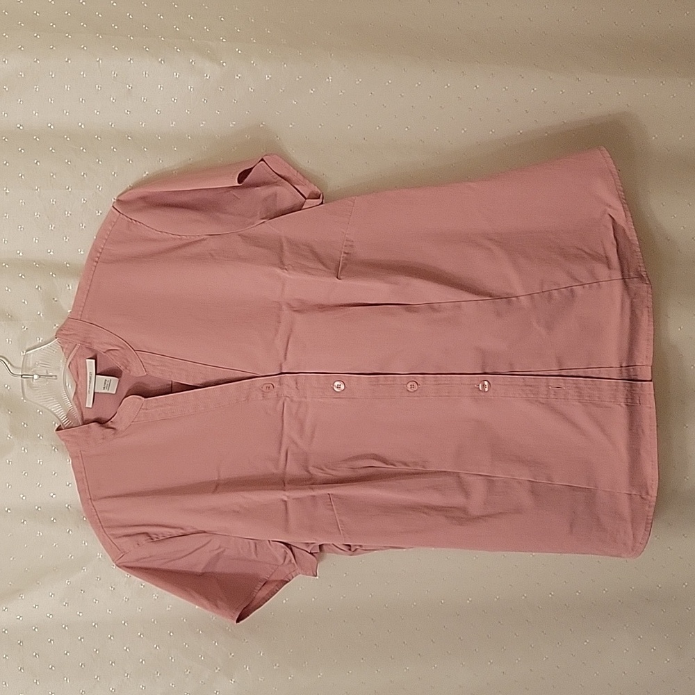 🍂3/$30 Women's Dress Barn blouse, pink (rose) size 14 / 16W